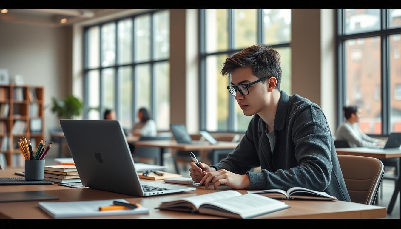 Organized exam preparation notes and academic planner