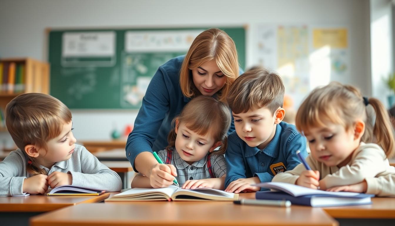 Structured study materials and learning resources on a desk